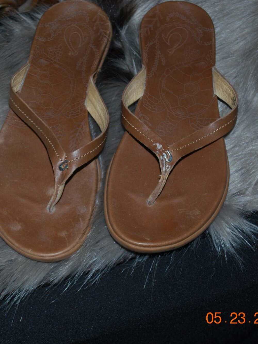 Olukai Tan Sandals
